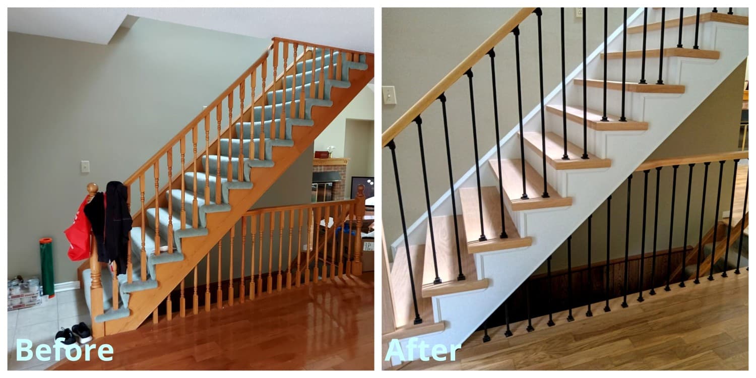 before and after showcase